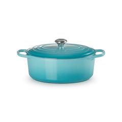 Le Creuset Signature Oval Casserole 31Cm Caribbean