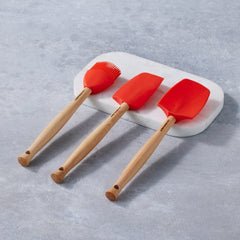 Le Creuset Set Of 3 Craft Spatula Set Flame