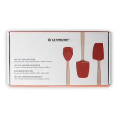 Le Creuset Set Of 3 Craft Spatula Set Cerise