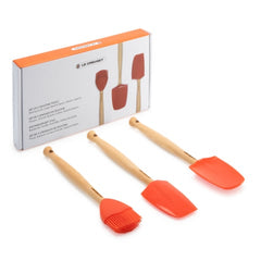 Le Creuset Set Of 3 Craft Spatula Set Flame