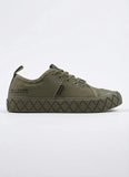 Palladium Boys Ace Lo Supply Shoes In Olive