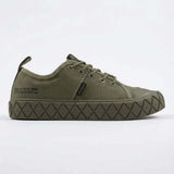 Palladium Boys Ace Lo Supply Shoes In Olive