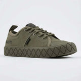 Palladium Boys Ace Lo Supply Shoes In Olive
