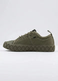 Palladium Boys Ace Lo Supply Shoes In Olive