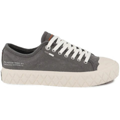 Palladium Mens Palla Ace Washed Canvas Shoes Olive Night