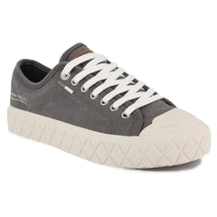 Palladium Mens Palla Ace Washed Canvas Shoes Olive Night