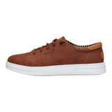 Hey Dude Paul Pro Classic Snakers In Cognac/White