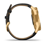 Garmin Vivo move Luxe Black Embossed Leather