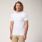 Harmont & Blaine Lnl032020862 Polo Shirt With Contrast Stripe White