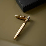 Carrol Boyes Fountain Pen Woman In Gold/Gold