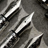 Carrol Boyes Fountain Pen Woman In Silver/Black