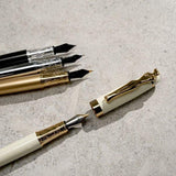 Carrol Boyes Fountain Pen Woman In Silver/Silver