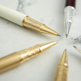 Carrol Boyes Rollerball Pen Woman In Gold/Cream