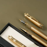 Carrol Boyes Rollerball Pen Woman In Gold/Gold