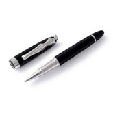 Carrol Boyes Rollerball Pen Woman In Silver/Black