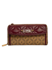 Polo Womens Madison Phone Sling In Burgundy And Tan