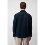 Antioch Mens Theophile Shirt In Navy Blue