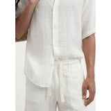 Antioch Mens Short Sleeve Shirt In Ecru