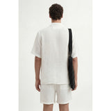 Antioch Mens Short Sleeve Shirt In Ecru