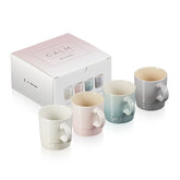 Le Creuset Set Of 4 Espresso Mugs Neutral