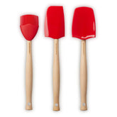 Le Creuset Set Of 3 Craft Spatula Set Cerise