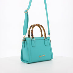Pierre Cardin Jayde Mini Satchel Bag In Aqua