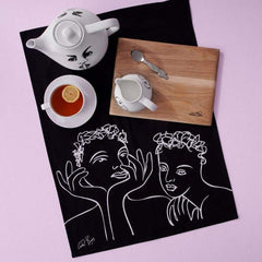 Tea Towel-Conversation