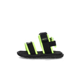 Puma Boys Corny Soft 2.0 Inf Sandals In Black & Lime