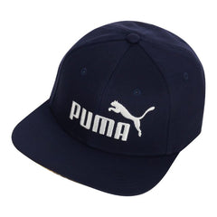 Puma Mens Navy Ess No.1 Logo Flat Brim Cap