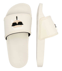 Karl Lagerfeld Womens Kondo Nft Slides Off White