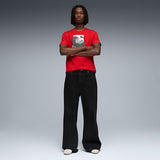 Puma Mens Graphic Tee M Red