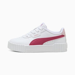 Puma Kids Carina Shoes White/Dark Rose