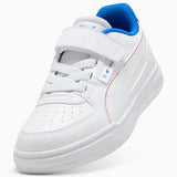 Puma Boys Bmw Mms Caven III Sneakers In White And Blue