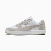 Puma Adults White-Cool Light Grey-Gold Caven 2.0 Mono Sneakers