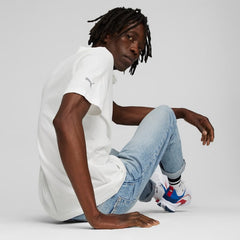 Puma Mens White Bmw Ess Polo Mms