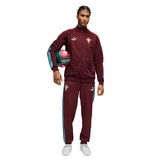 Puma Mens FPF King Anthem Jacket In Ruby Shimmer-Sea Glass