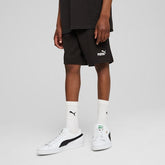 Puma Boys Essential No.1 Logo Track Shorts In Black
