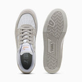 Puma Adults White-Cool Light Grey-Gold Caven 2.0 Mono Sneakers