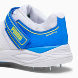 Puma Mens Cricket Bowling Shoes In White/Ultra Blue/Yellow