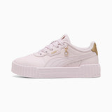 Puma Girls Carina 3.0 Charm Sneakers In Pink & Gold