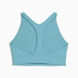 Puma Womens Shapeluxe High Neck Bra Sea Blue