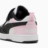 Puma Kids Rebound V6 Lo Ac+ Inf Shoes In Black Multi