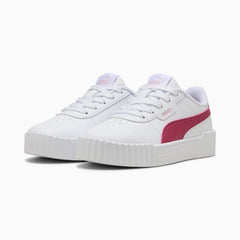 Puma Kids Carina Shoes White/Dark Rose