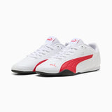 Puma Mens Catch Shoes In White & Red