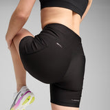 Puma Womens Run Velocity 5" Shorts In Black