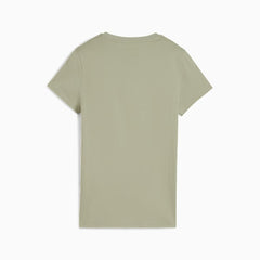 Puma Womens Graphic Varsity T-Shirt In Army Green