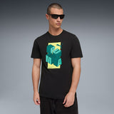 Puma Mens Graphic T-shirt In Black
