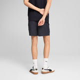 Puma Mens Essential Woven Shorts 5'' In Navy Blue