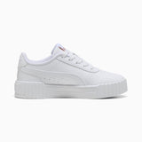 Puma Girls Carina 3.0 Jr Sneakers In White