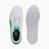 Puma Unisex Adults Court Classic Clean Sneakers In White/Green